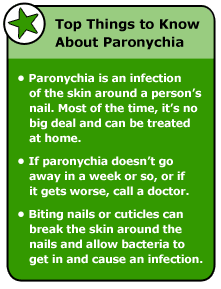 Paronychia Bacterial Viral Infections