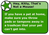T_tampons pads period kitty