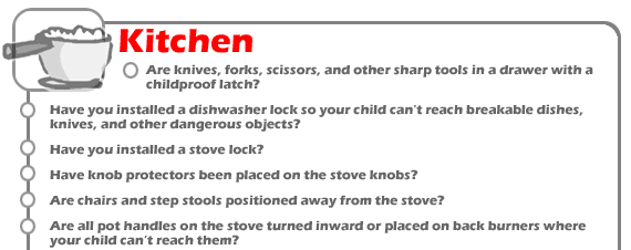 Kitchen Checklist kitchen: household safety checklist Kitchen Checklist kitchen: household safety checklist